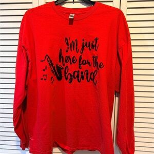 Gildan Red Heavy Cotton Crew Neck Tee